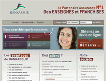 Tablet Screenshot of bankassur.com